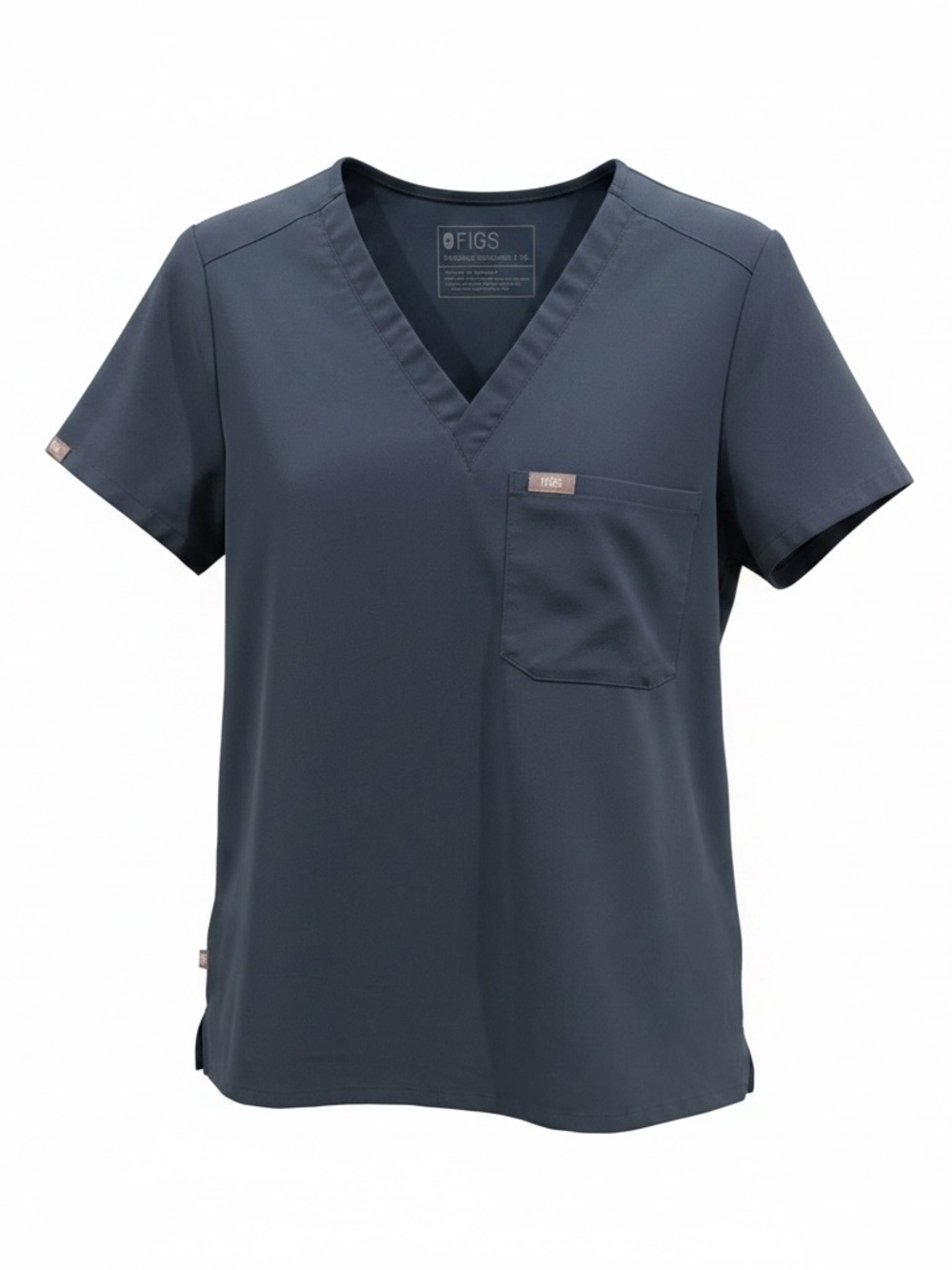 Figs Scrub Top Catarina style in Dark Harbor